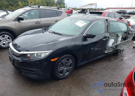 2017 Honda Civic Lx из США, поврежденный, VIN 19XFC2E57HE074035